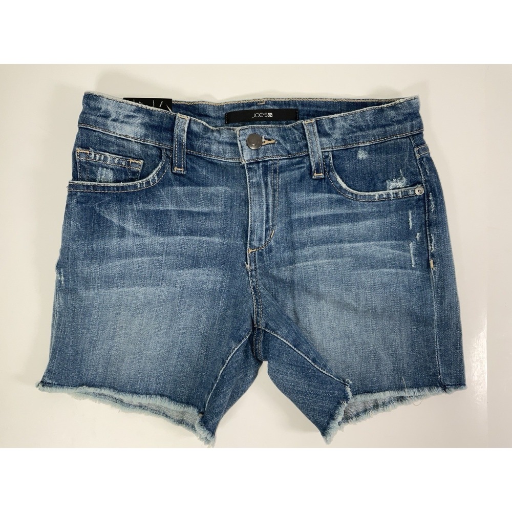 NWT Women's Joe's Jeans McKayla Distressed Cut Off Denim Shorts Sz 25 (27"X4.5")